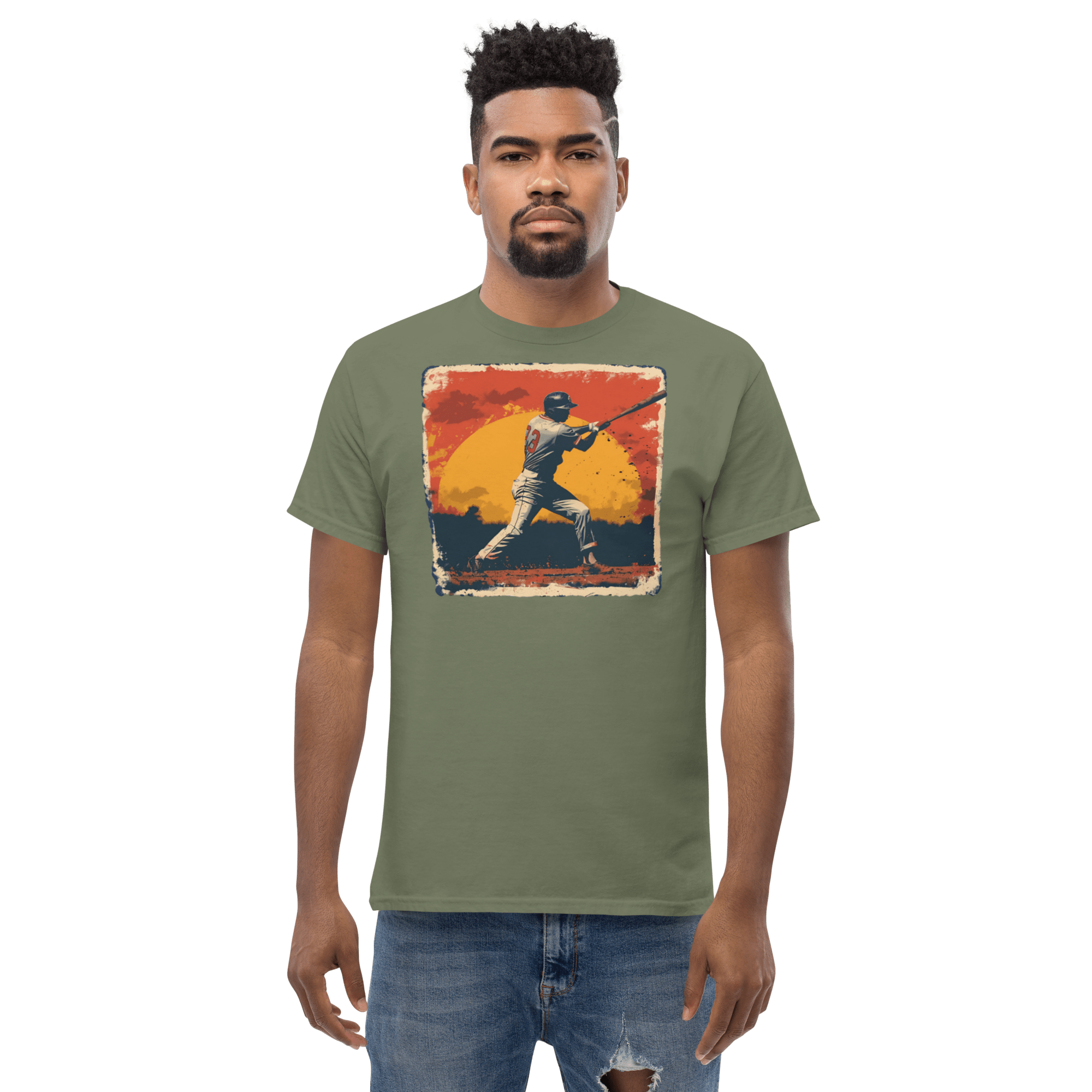 Baseballspieler Unisex classic T-Shirt