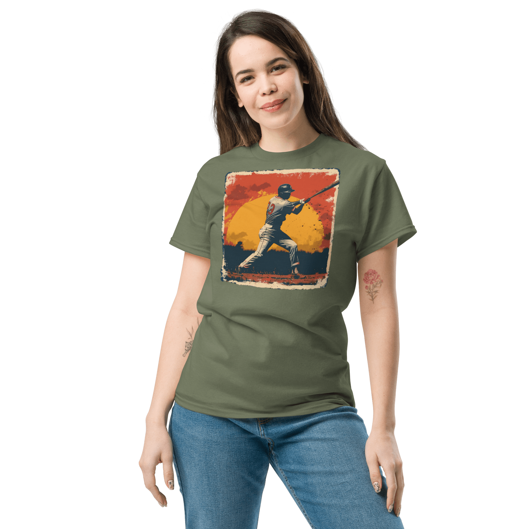 Baseballspieler Unisex classic T-Shirt