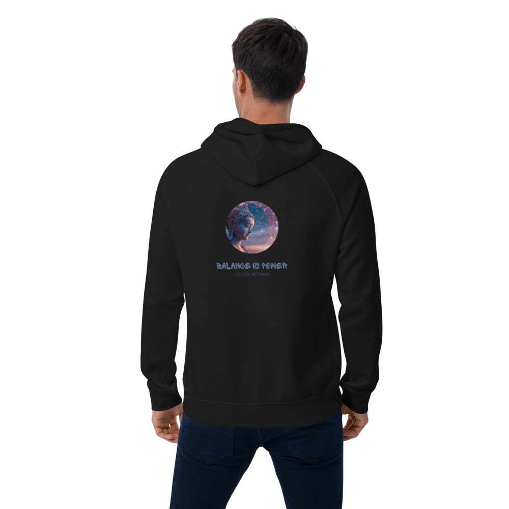 Balance is Power, Unisex Bio - Raglan - Hoodie - Cooroi