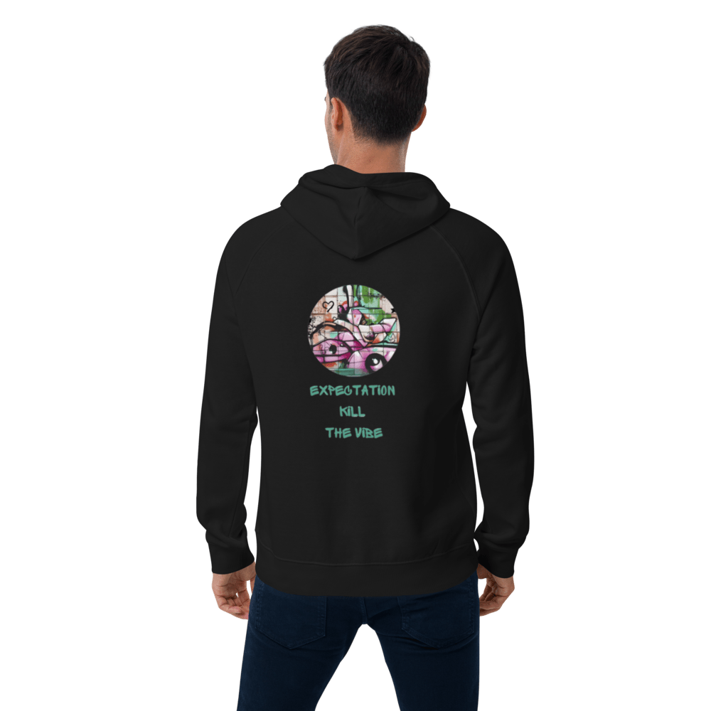 Expecatitions kill the vibe, Unisex Bio - Raglan - Hoodie - Cooroi