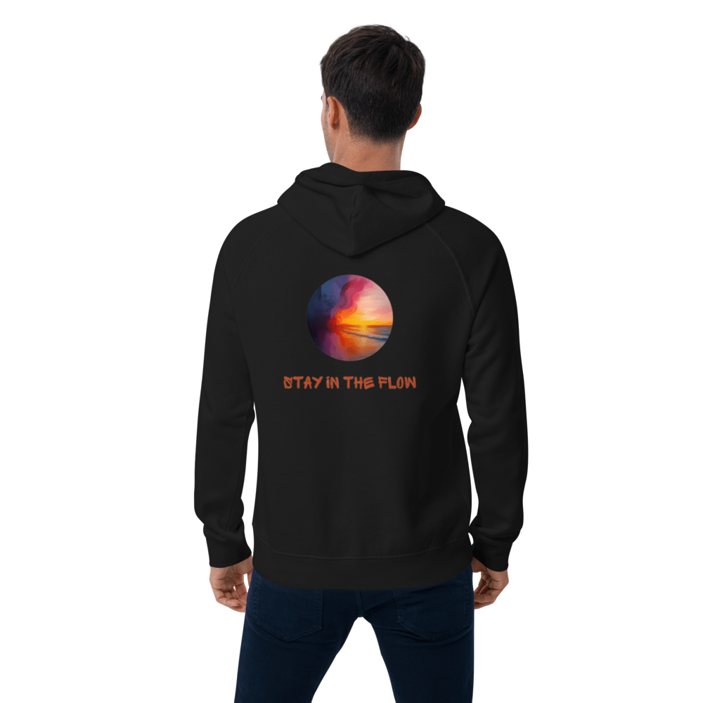 Stay in the Flow, Unisex Bio - Raglan - Hoodie - Cooroi