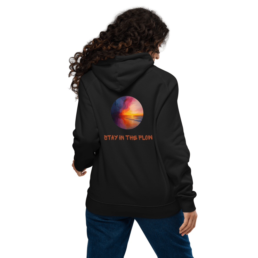Stay in the Flow, Unisex Bio - Raglan - Hoodie - Cooroi