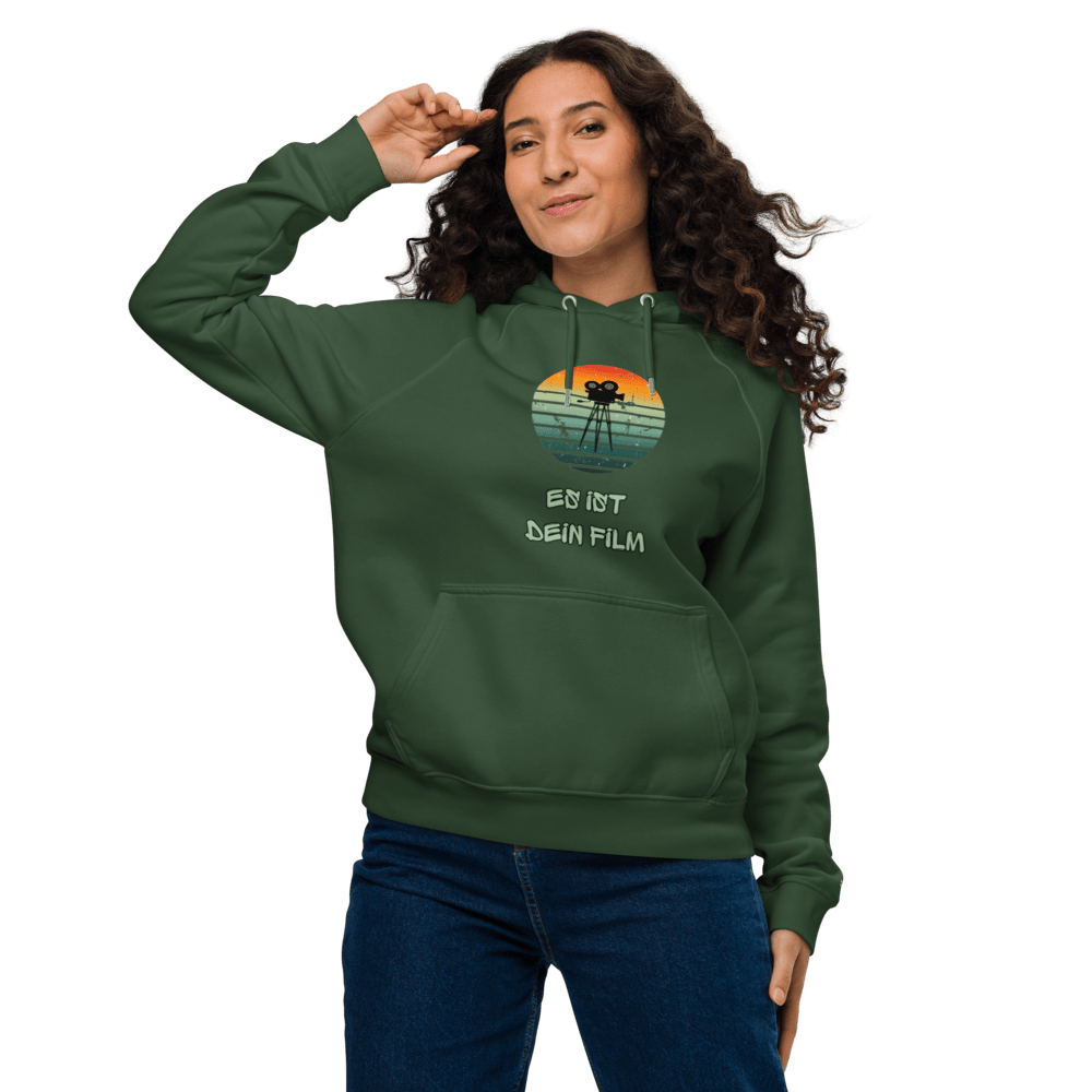 Es ist Dein Film, Unisex Bio - Raglan - Hoodie - Cooroi