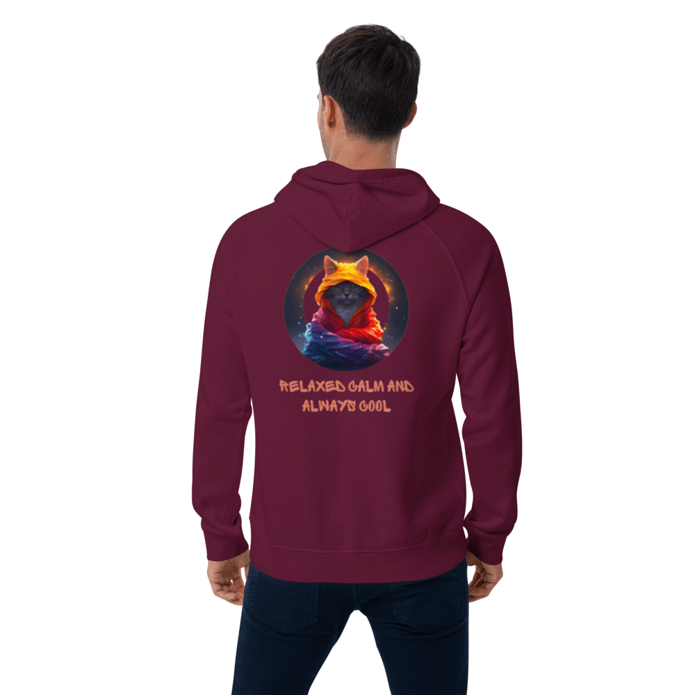 Relaxed Calm and always cool, Unisex Bio - Raglan - Hoodie - Cooroi