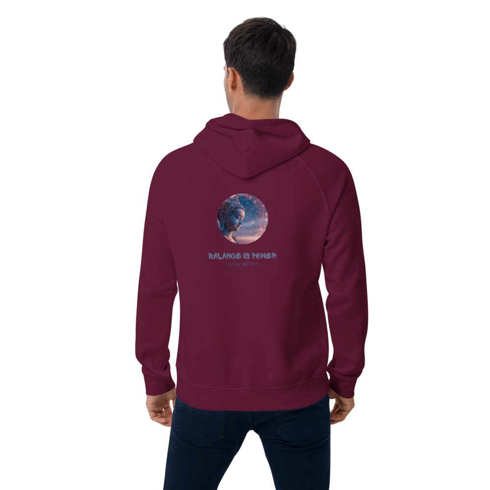 Balance is Power, Unisex Bio - Raglan - Hoodie - Cooroi