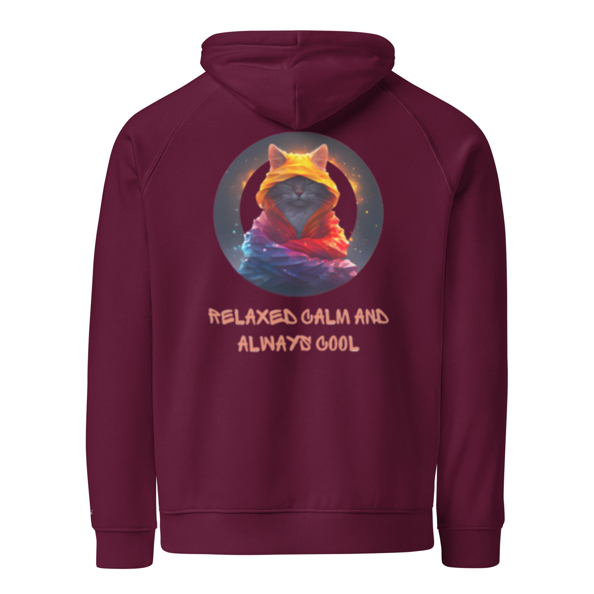 Relaxed Calm and always cool, Unisex Bio - Raglan - Hoodie - Cooroi