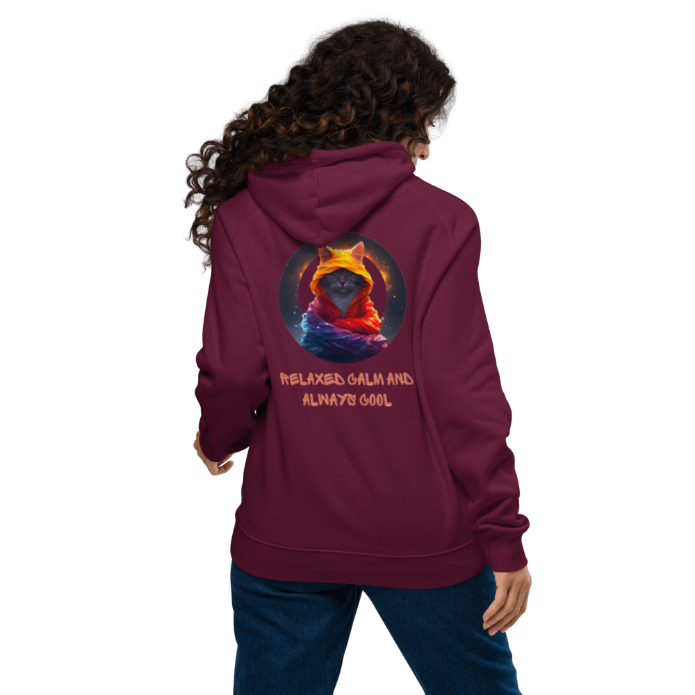 Relaxed Calm and always cool, Unisex Bio - Raglan - Hoodie - Cooroi