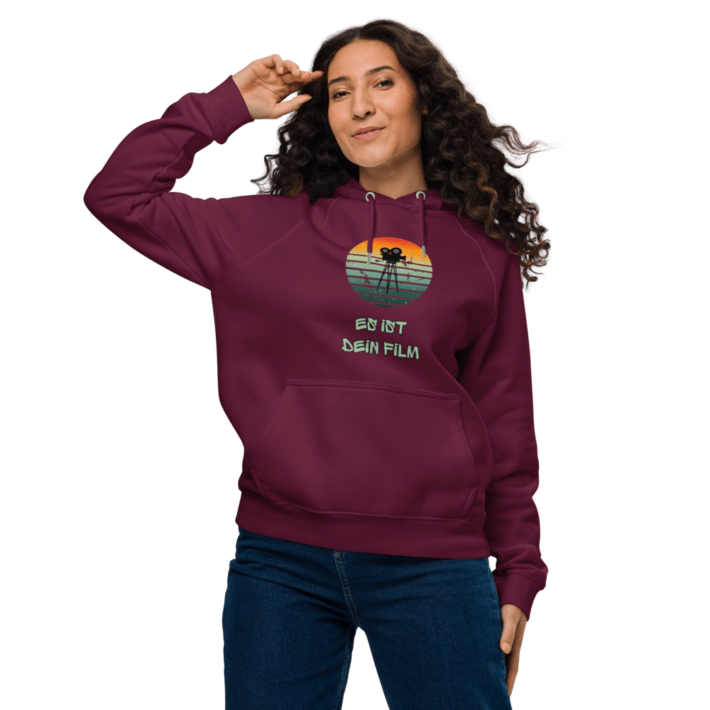 Es ist Dein Film, Unisex Bio - Raglan - Hoodie - Cooroi