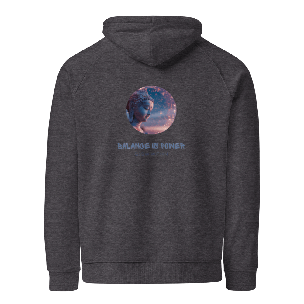 Balance is Power, Unisex Bio - Raglan - Hoodie - Cooroi
