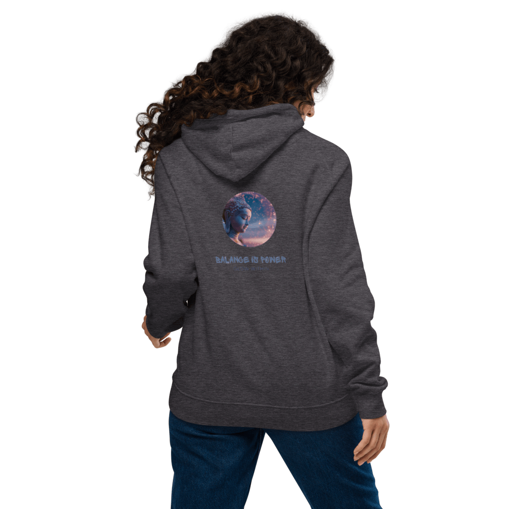 Balance is Power, Unisex Bio - Raglan - Hoodie - Cooroi