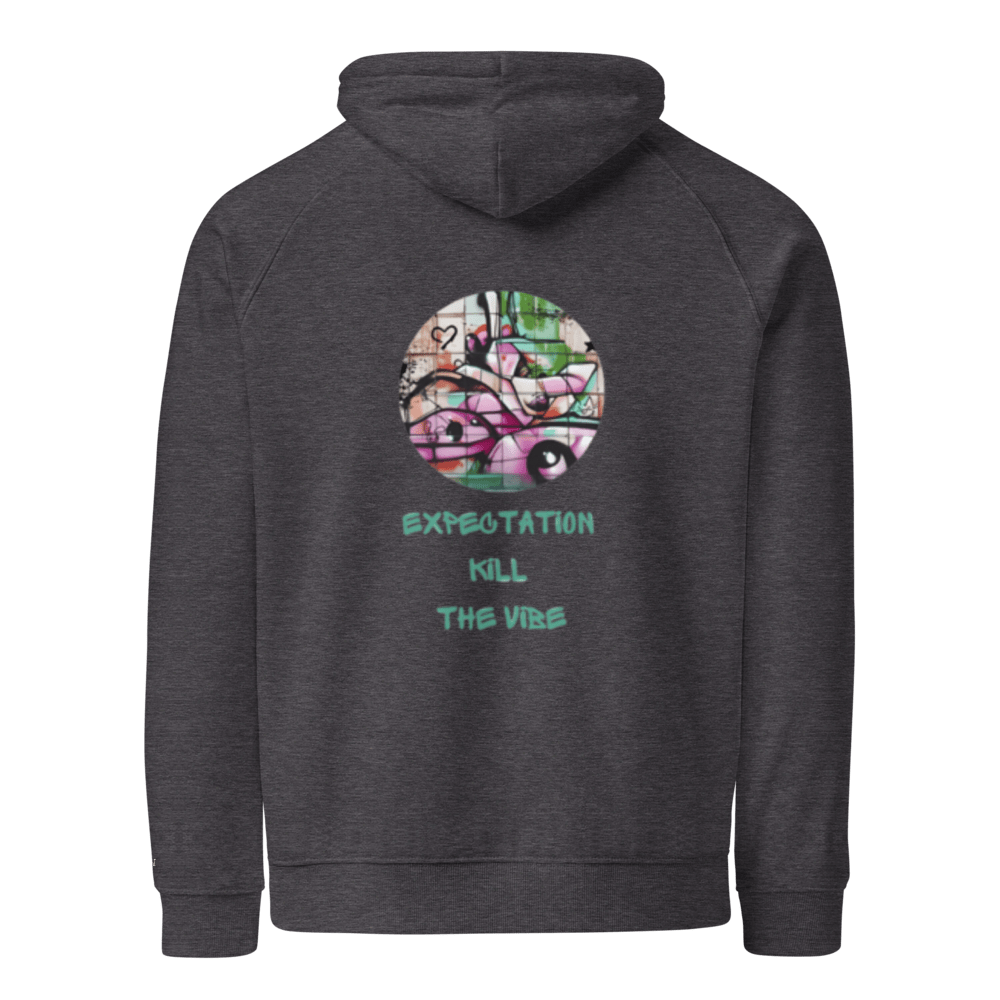 Expecatitions kill the vibe, Unisex Bio - Raglan - Hoodie - Cooroi