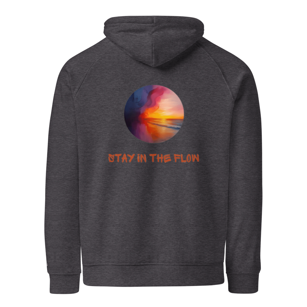 Stay in the Flow, Unisex Bio - Raglan - Hoodie - Cooroi