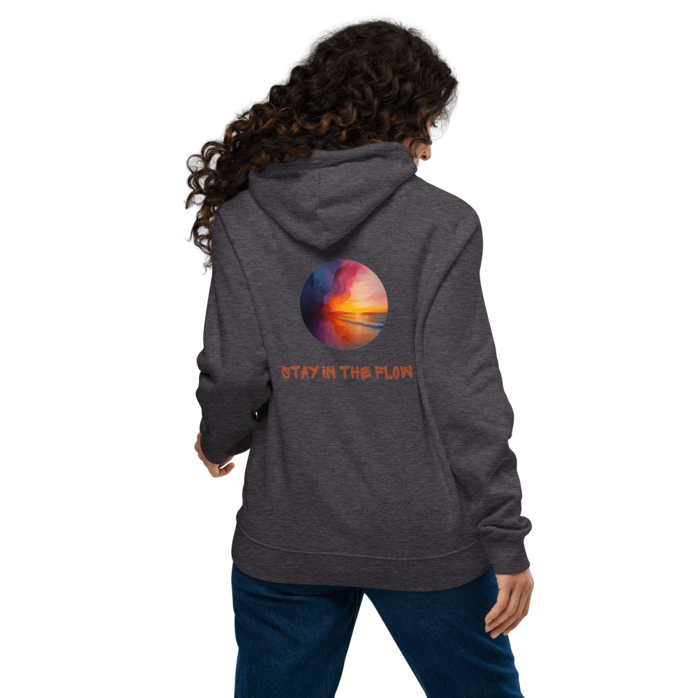 Stay in the Flow, Unisex Bio - Raglan - Hoodie - Cooroi