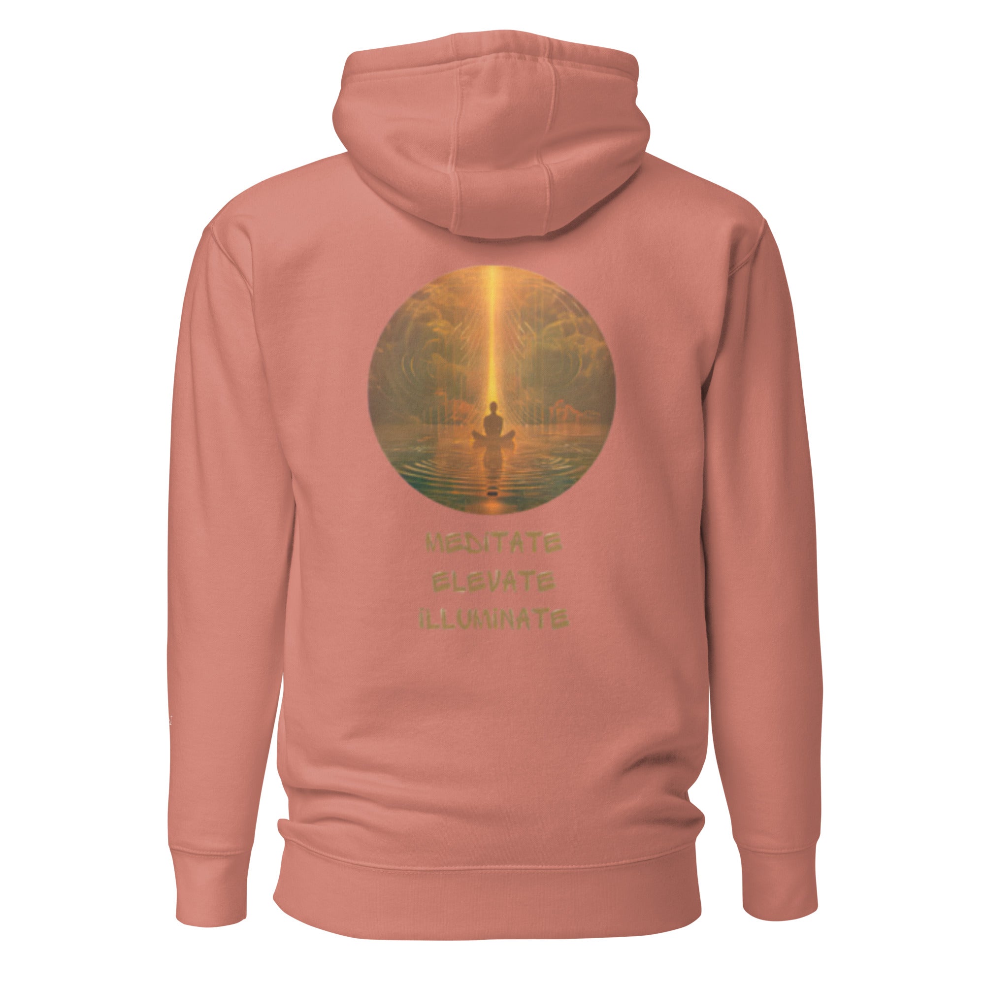 Meditate, Elevate, Illuminate, Unisex - Kapuzenpullover - Cooroi