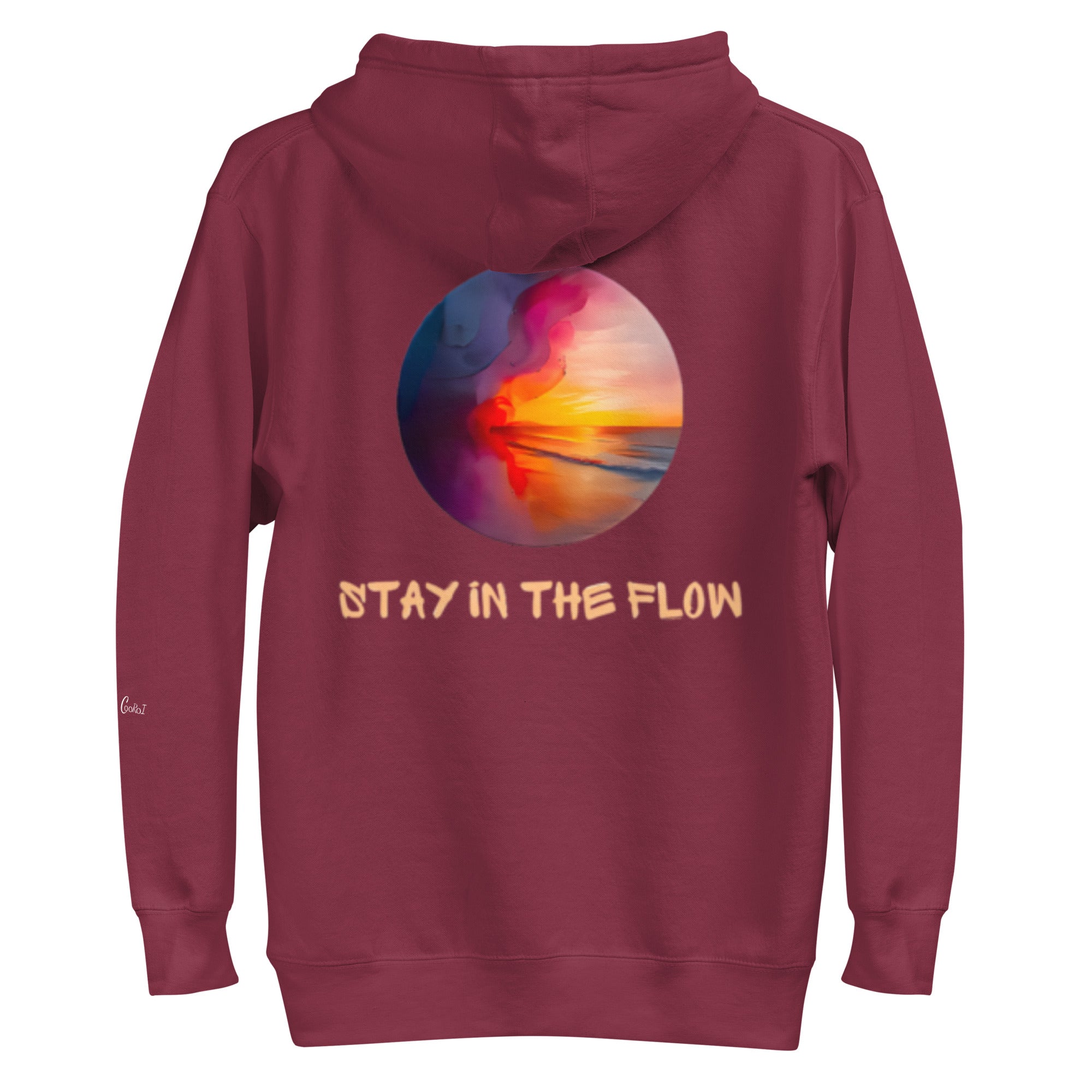 Stay in the flow, Unisex - Kapuzenpullover - Cooroi