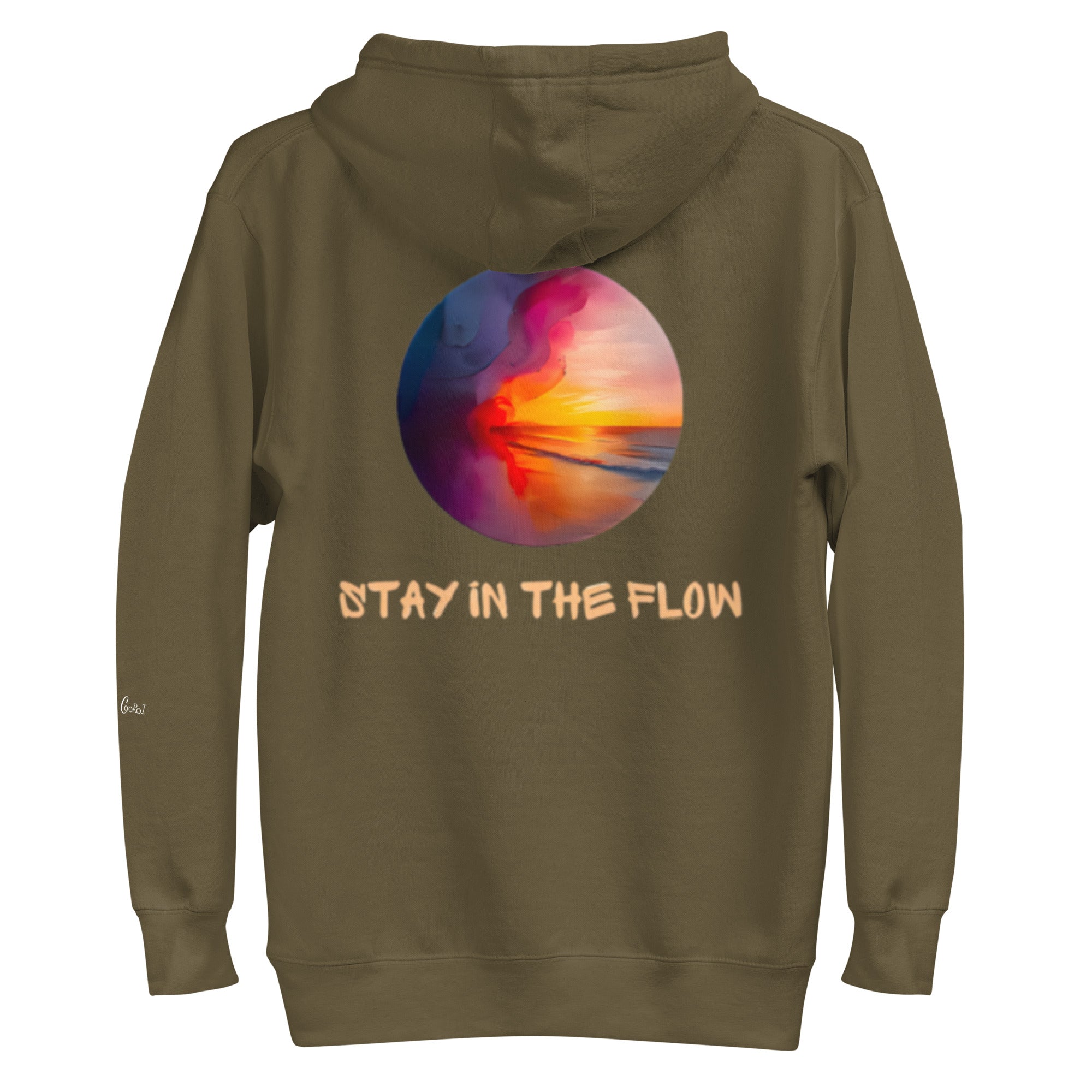 Stay in the flow, Unisex - Kapuzenpullover - Cooroi