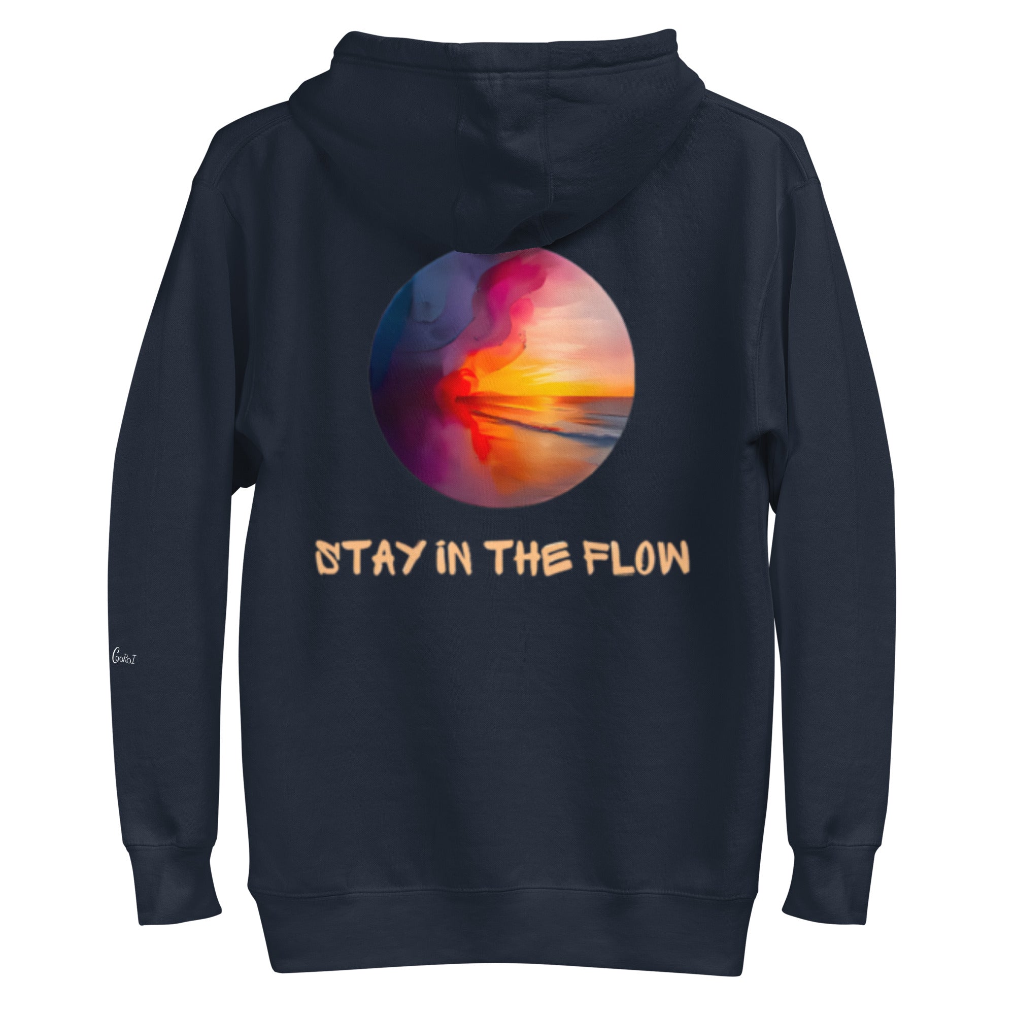 Stay in the flow, Unisex - Kapuzenpullover - Cooroi