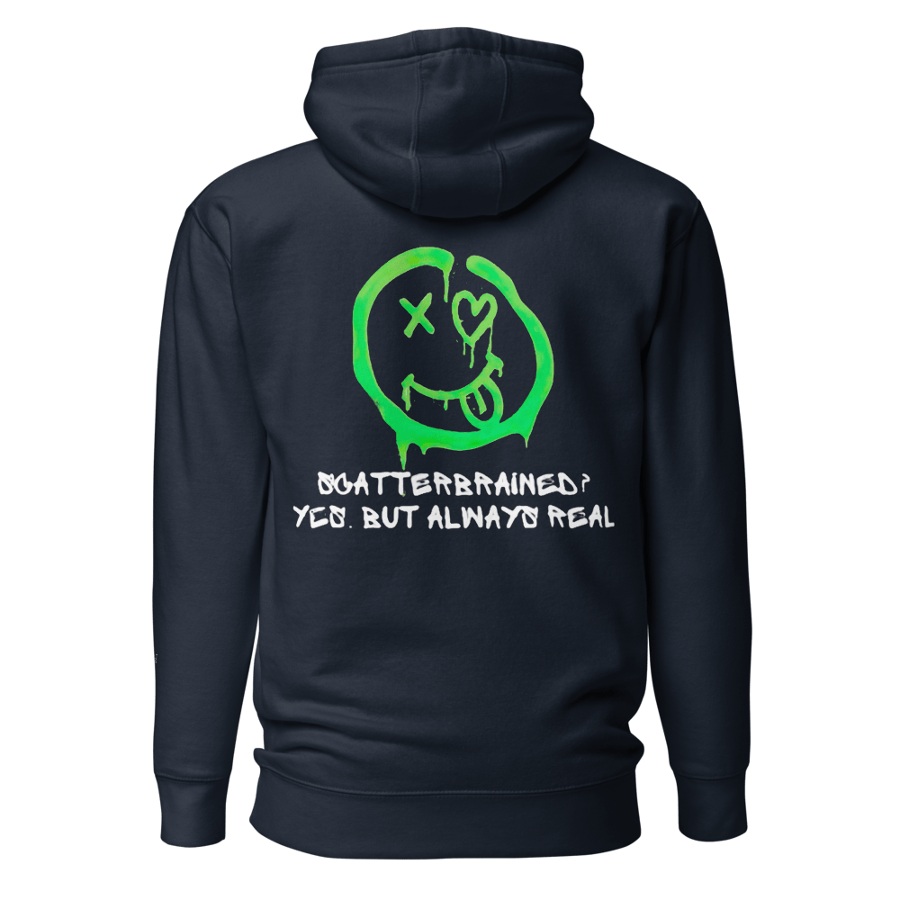 Scatterbrained? Yes. But always real. Unisex - Kapuzenpullover - Cooroi