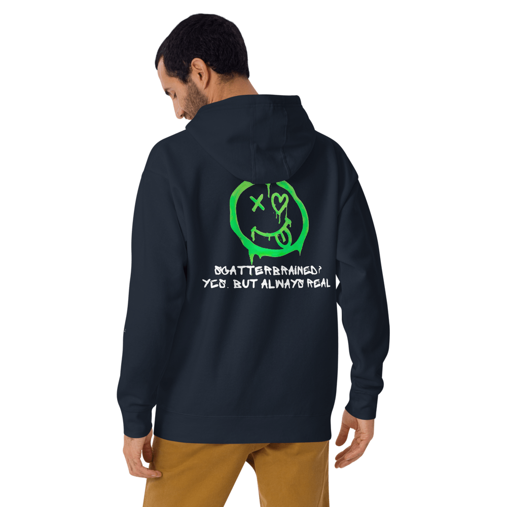 Scatterbrained? Yes. But always real. Unisex - Kapuzenpullover - Cooroi
