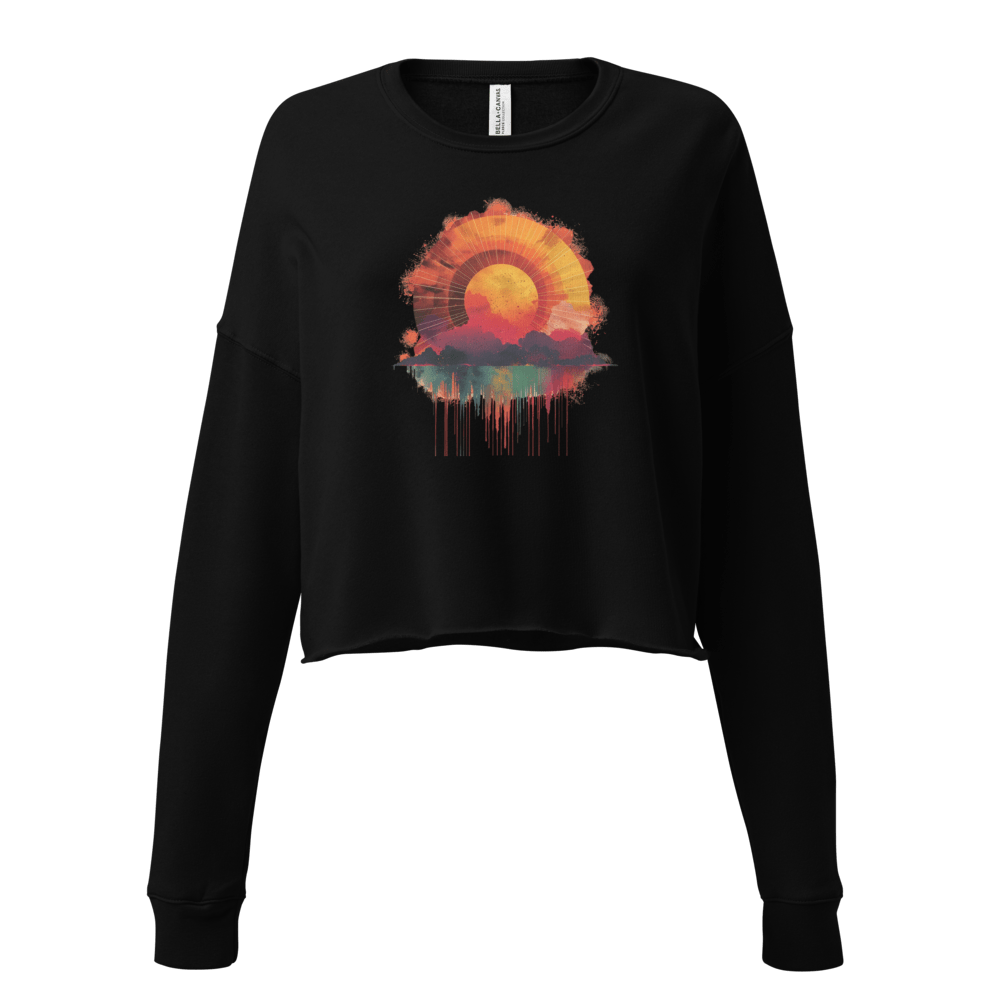 Sun image Crop-Pullover