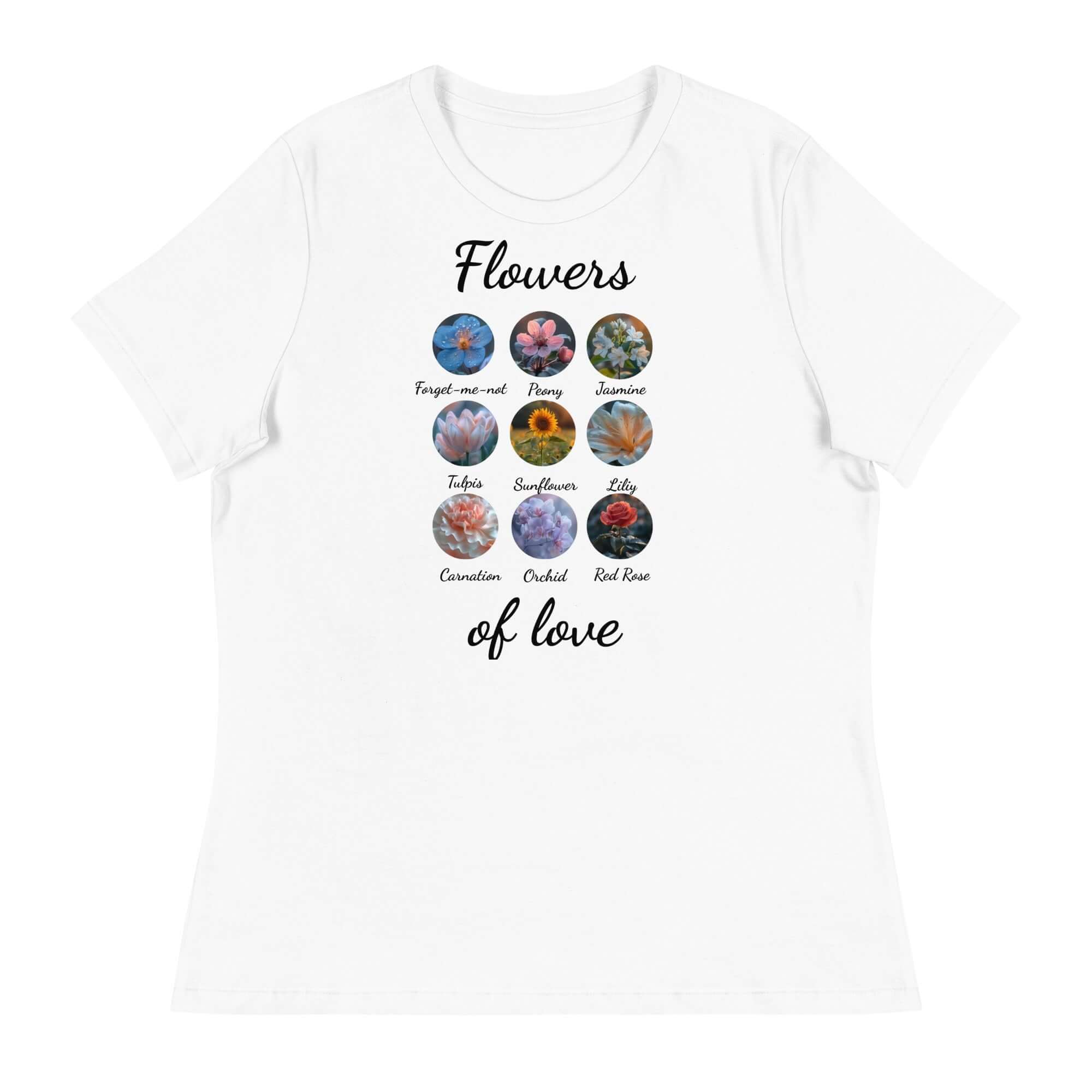 Flowers of Love Women's Relaxed T-Shirt