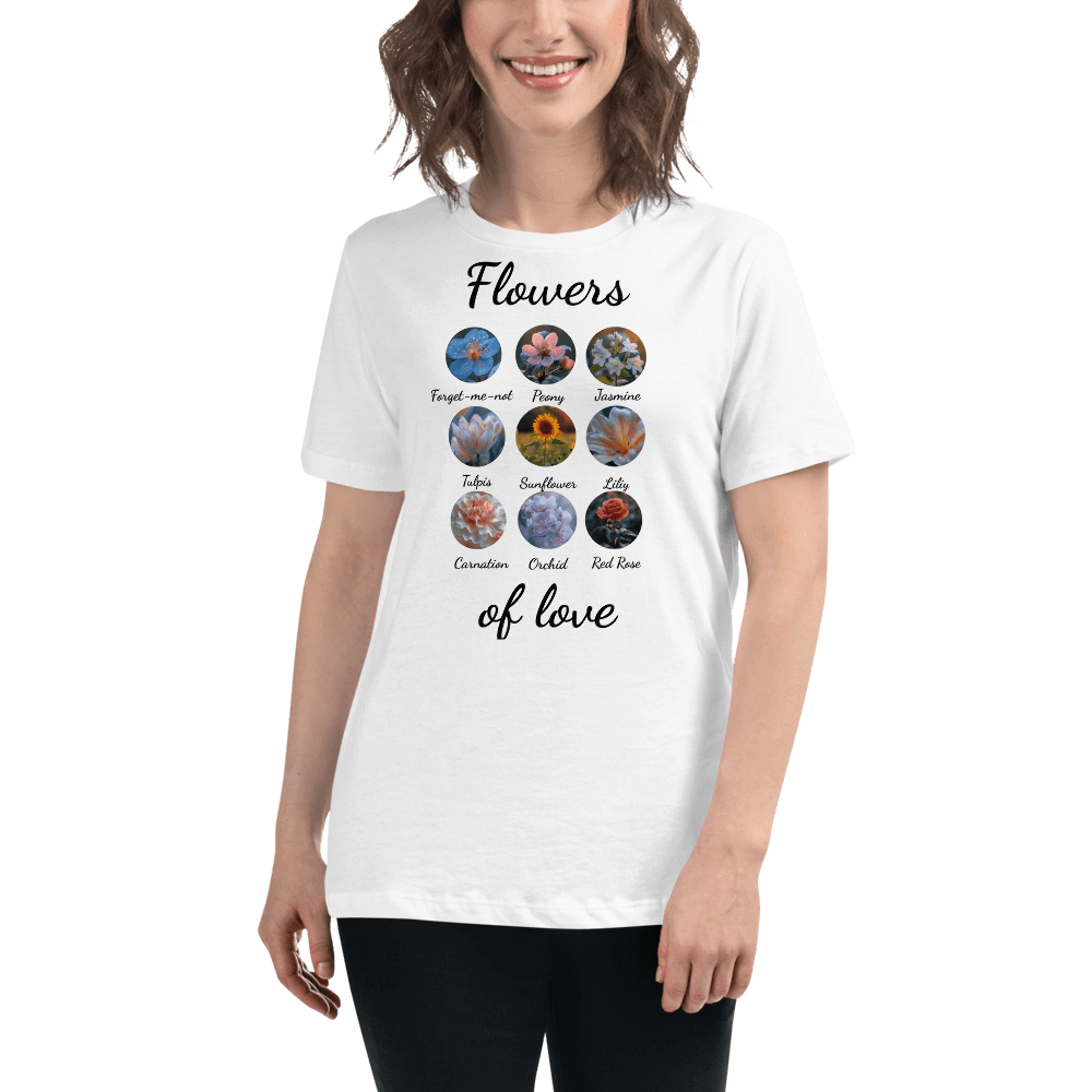 Flowers of Love Women's Relaxed T-Shirt