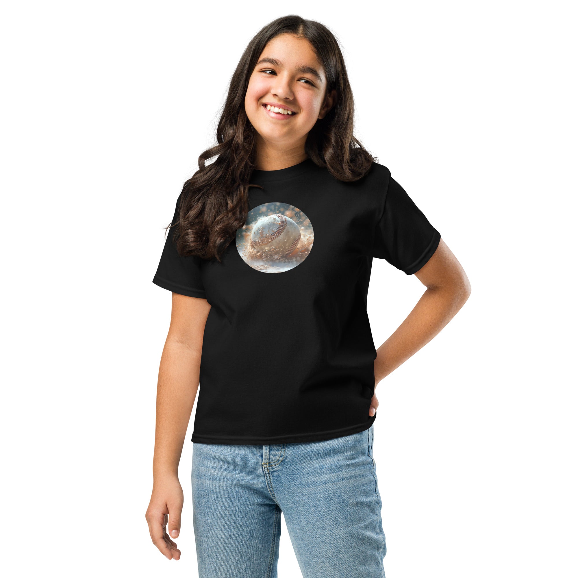 Baseball T-Shirt Jugendlich Mädchen