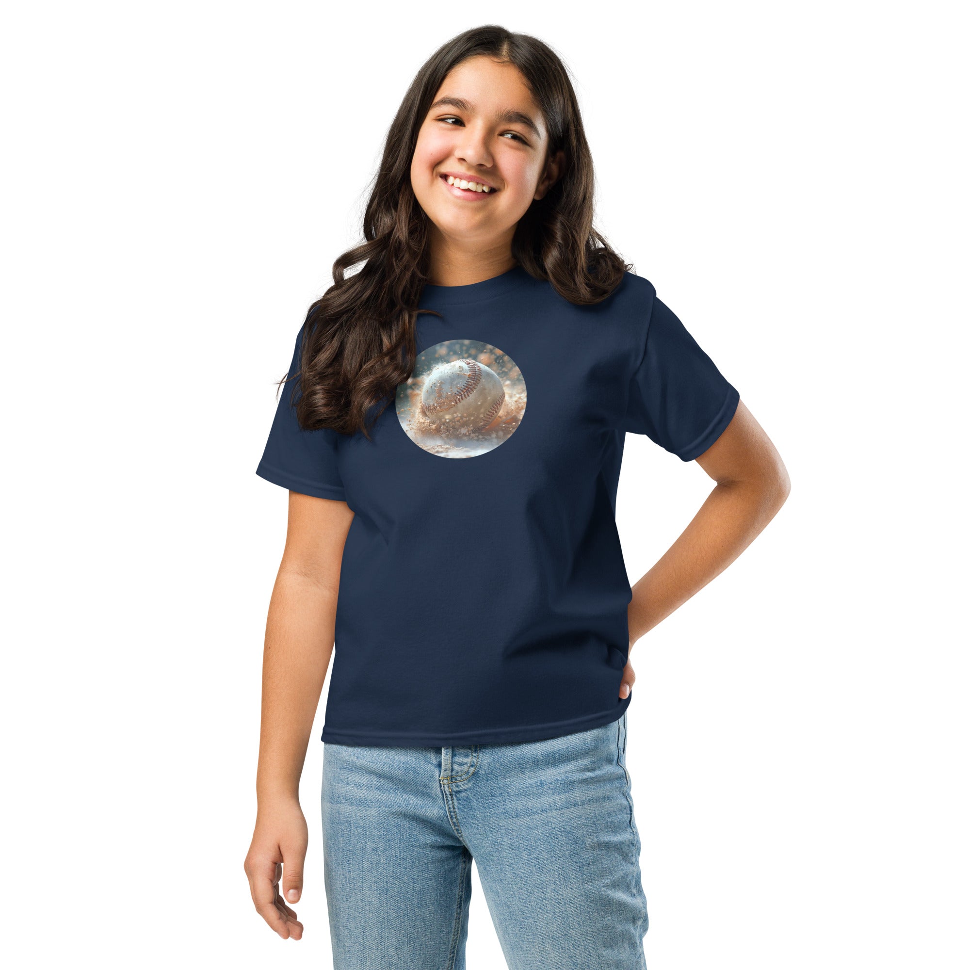 Baseball T-Shirt Jugendlich Mädchen