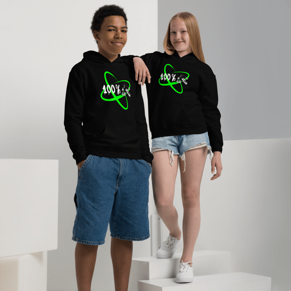100 % Goalie neon Heavy-Blend Hoodie