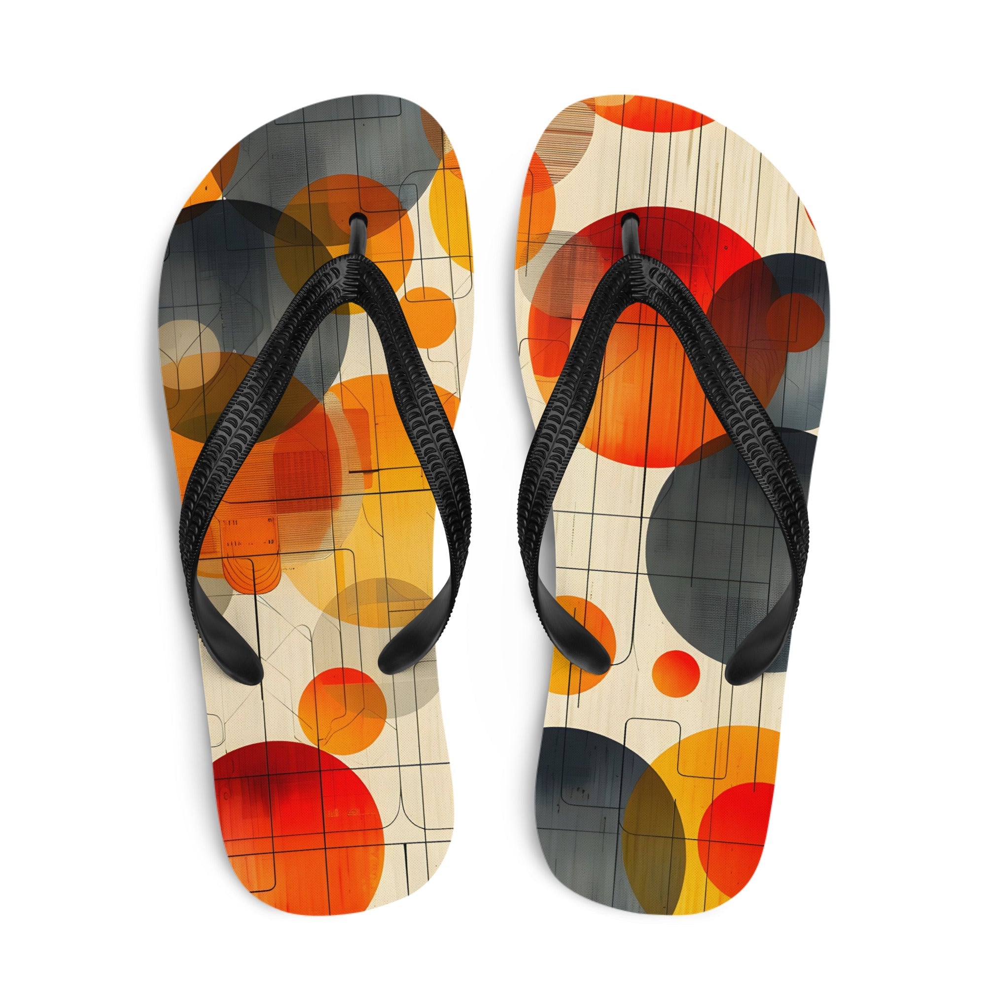 Flip - Flops Kreise - Bunt, Bequem & Perfekt für Sommer & Strand - Cooroi
