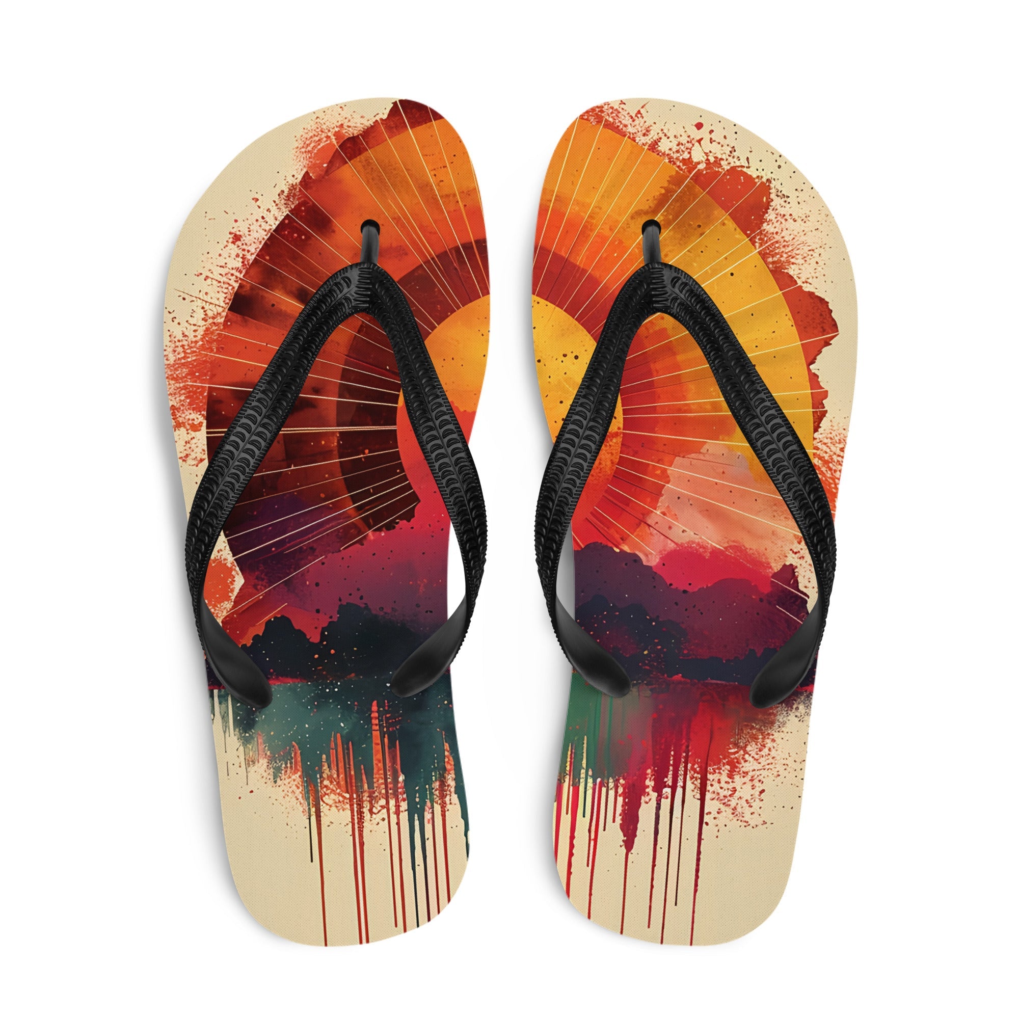 Flip - Flops Sonne - Bunt, Bequem & Perfekt für Sommer & Strand - Cooroi