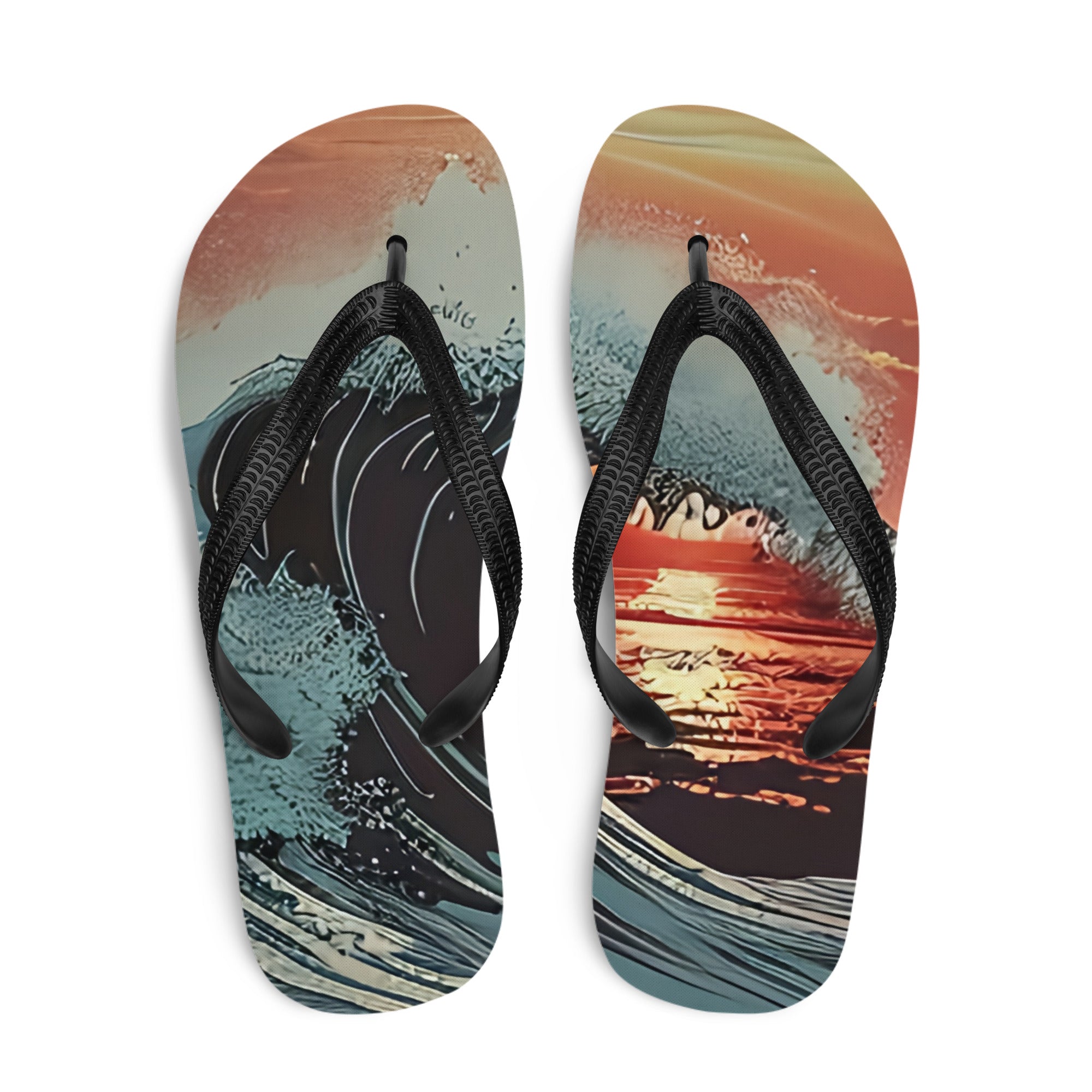 Flip - Flops Welle - Bunt, Bequem & Perfekt für Sommer & Strand - Cooroi