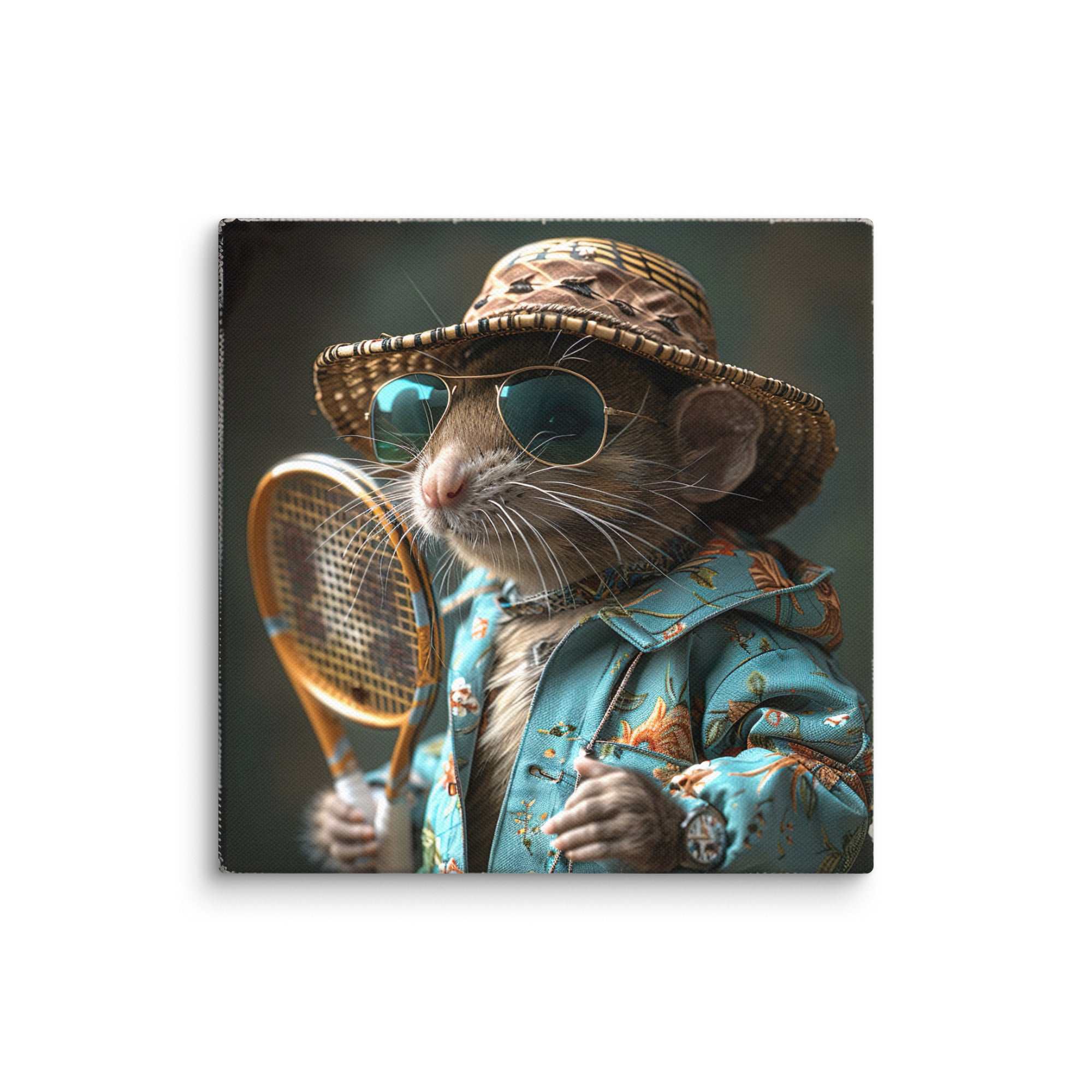 Die Tennisratte, Leinwand - Cooroi