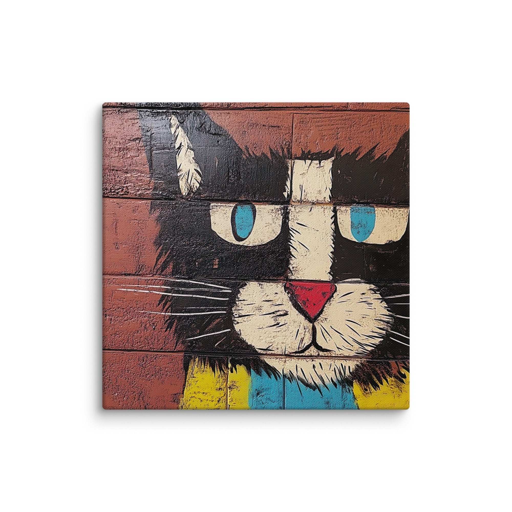 Bunte Katze, Leinwand - Cooroi