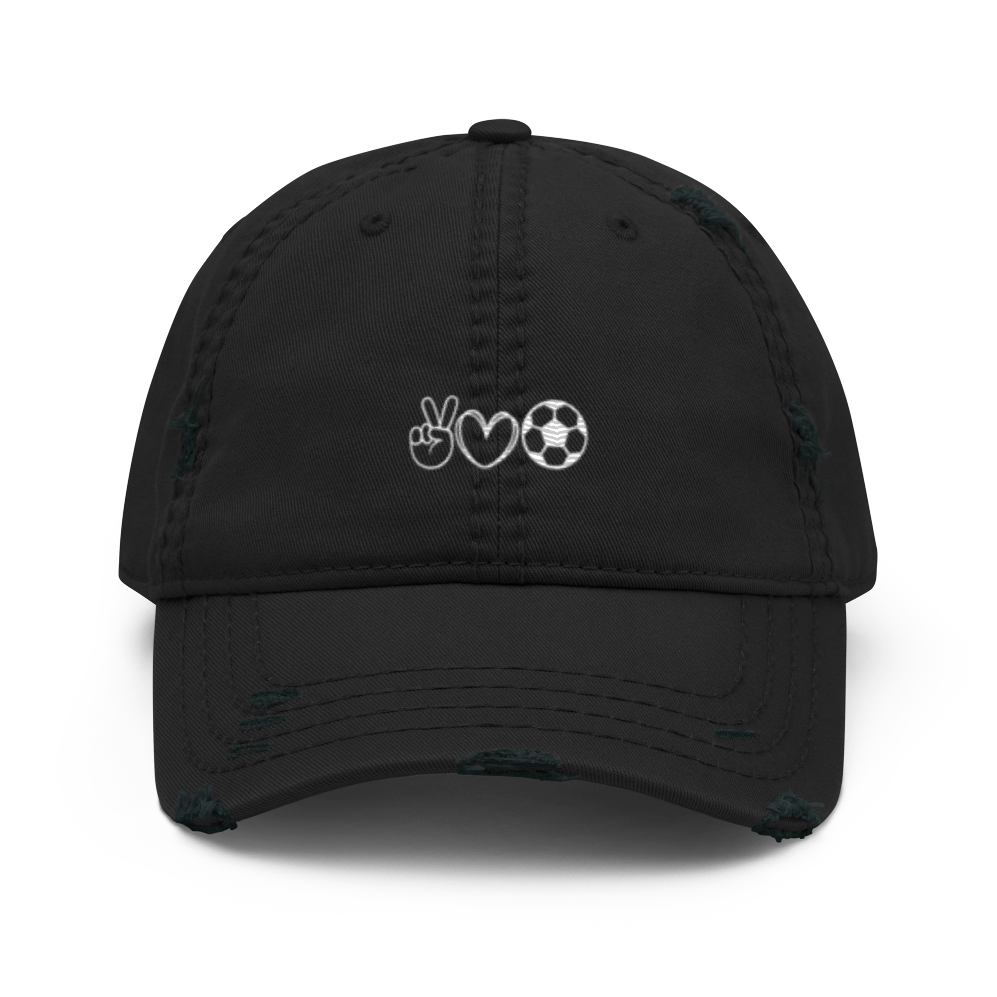 Ich liebe Fußball Dad - Hat im Used - Look - Cooroi