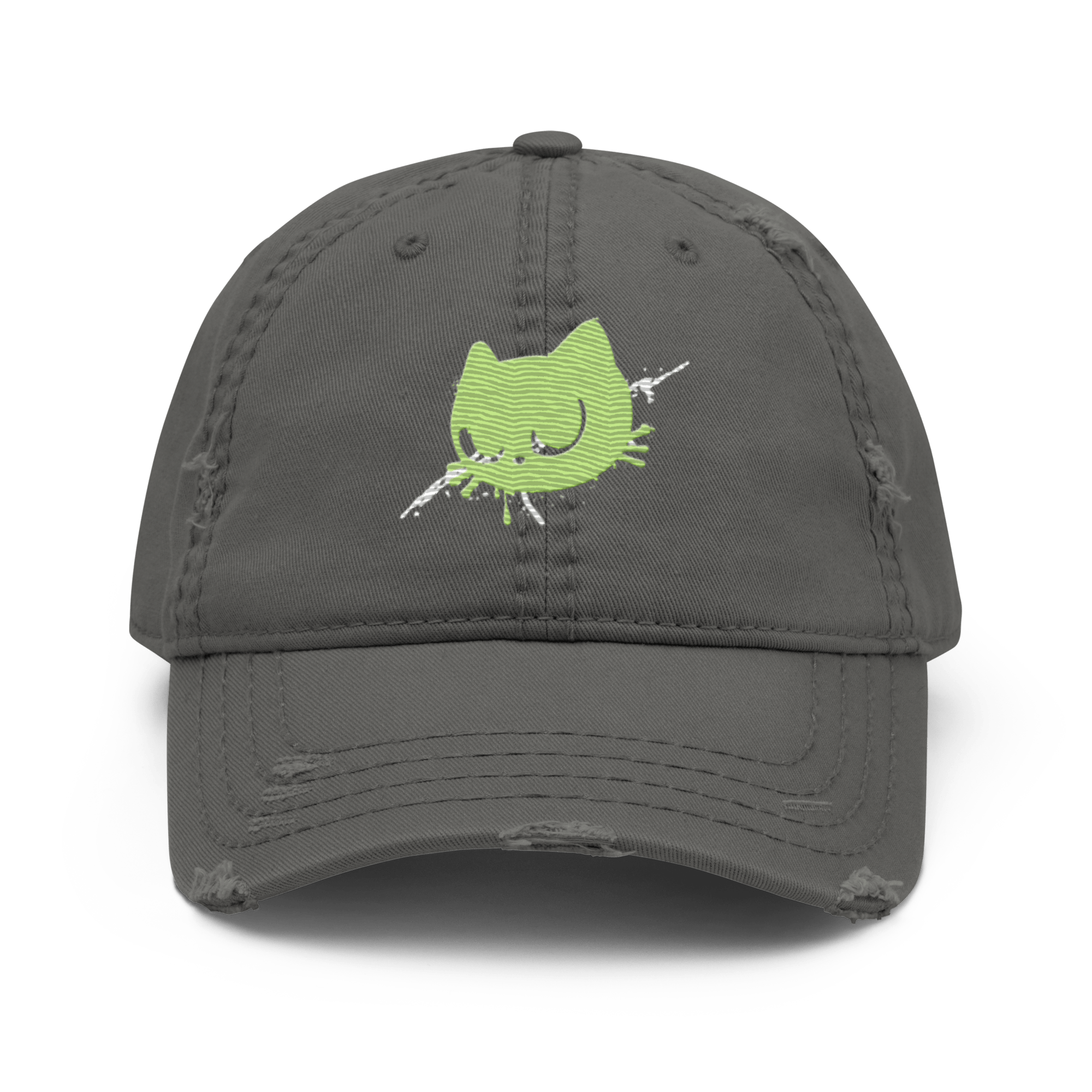 Crazy Cat Dad - Hat im Used - Look - Cooroi