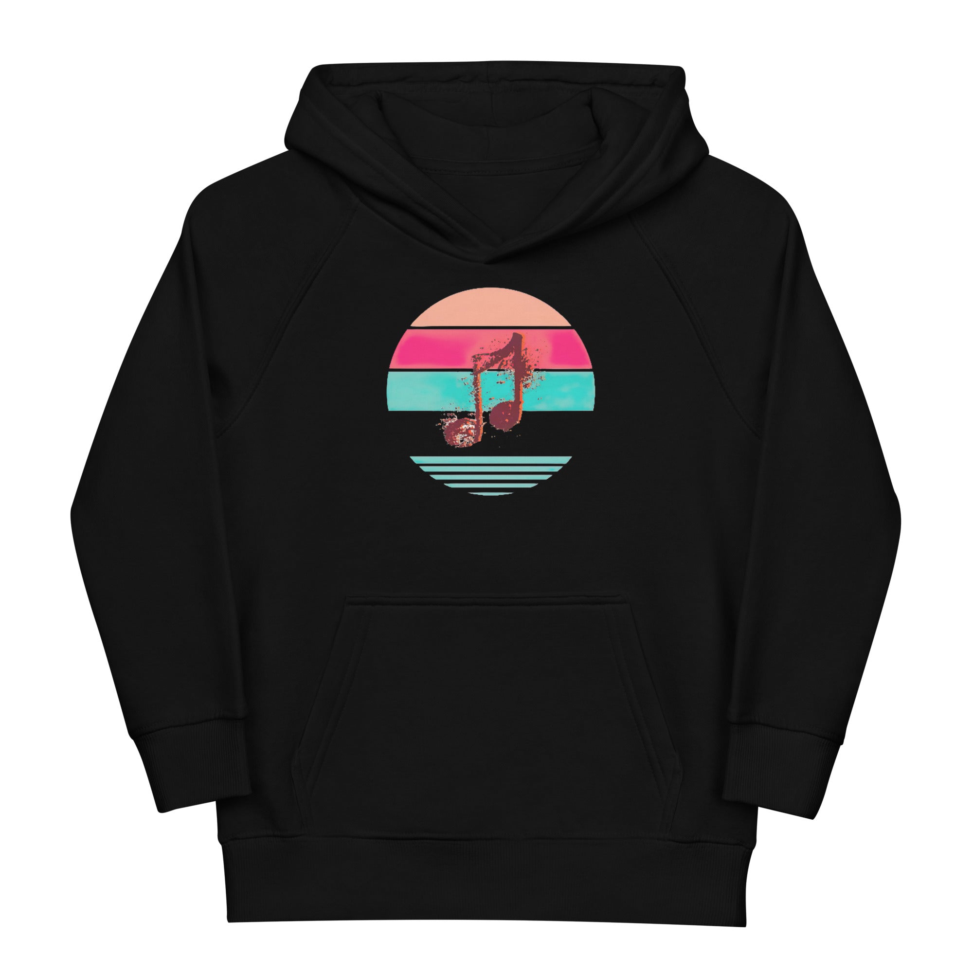 Noten, Öko - Kapuzenpullover für Kinder - Cooroi