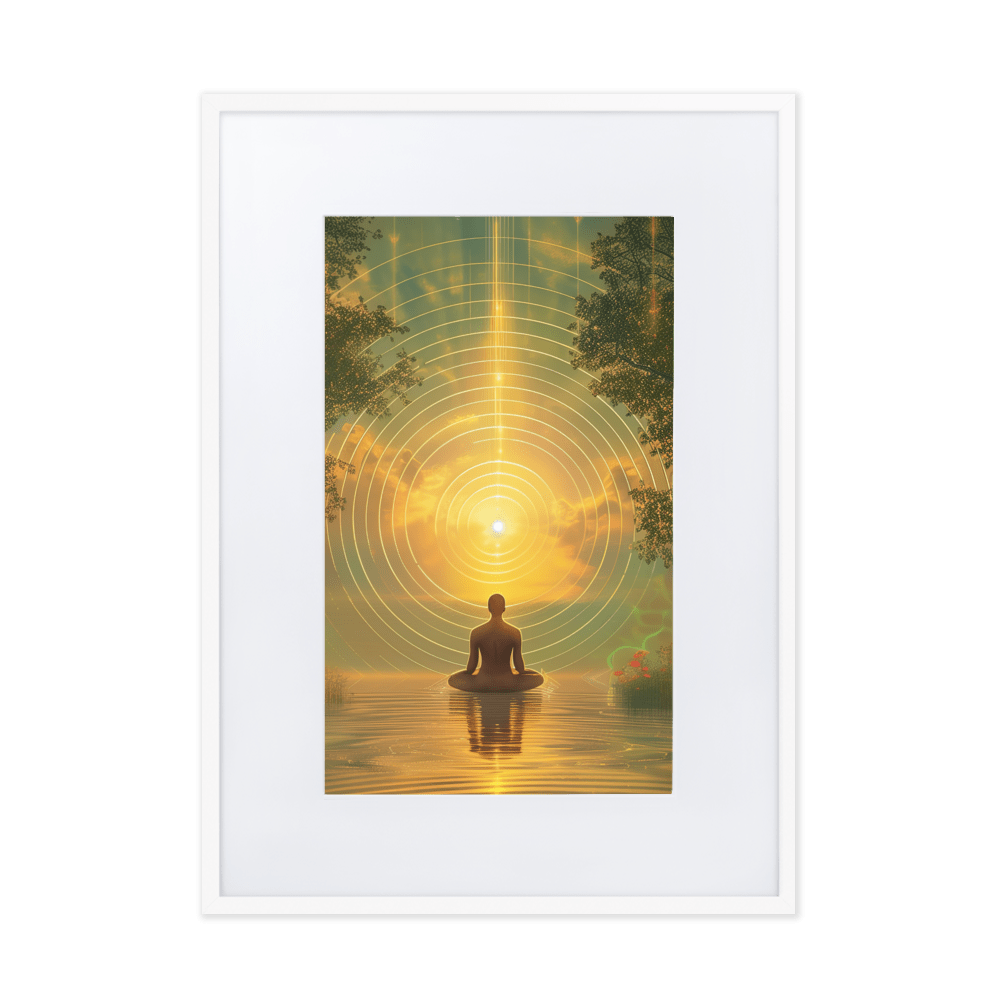 OM gerahmte Poster