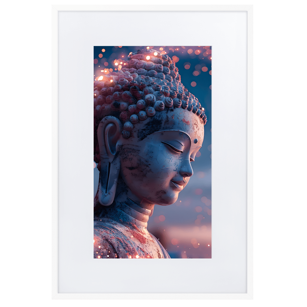 Buddha OM Gerahmtes Poster