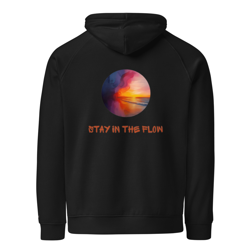Stay in the Flow, Unisex Bio - Raglan - Hoodie - Cooroi
