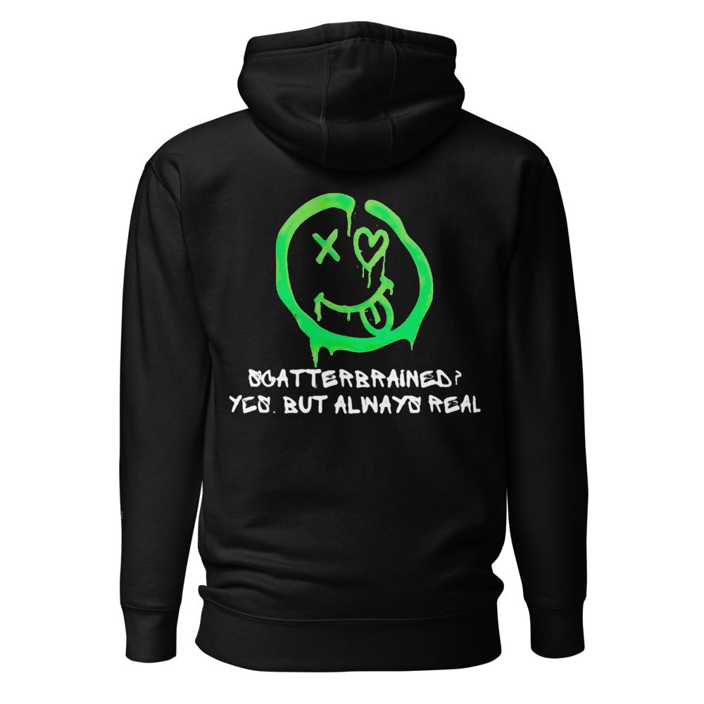 Scatterbrained? Yes. But always real. Unisex - Kapuzenpullover - Cooroi