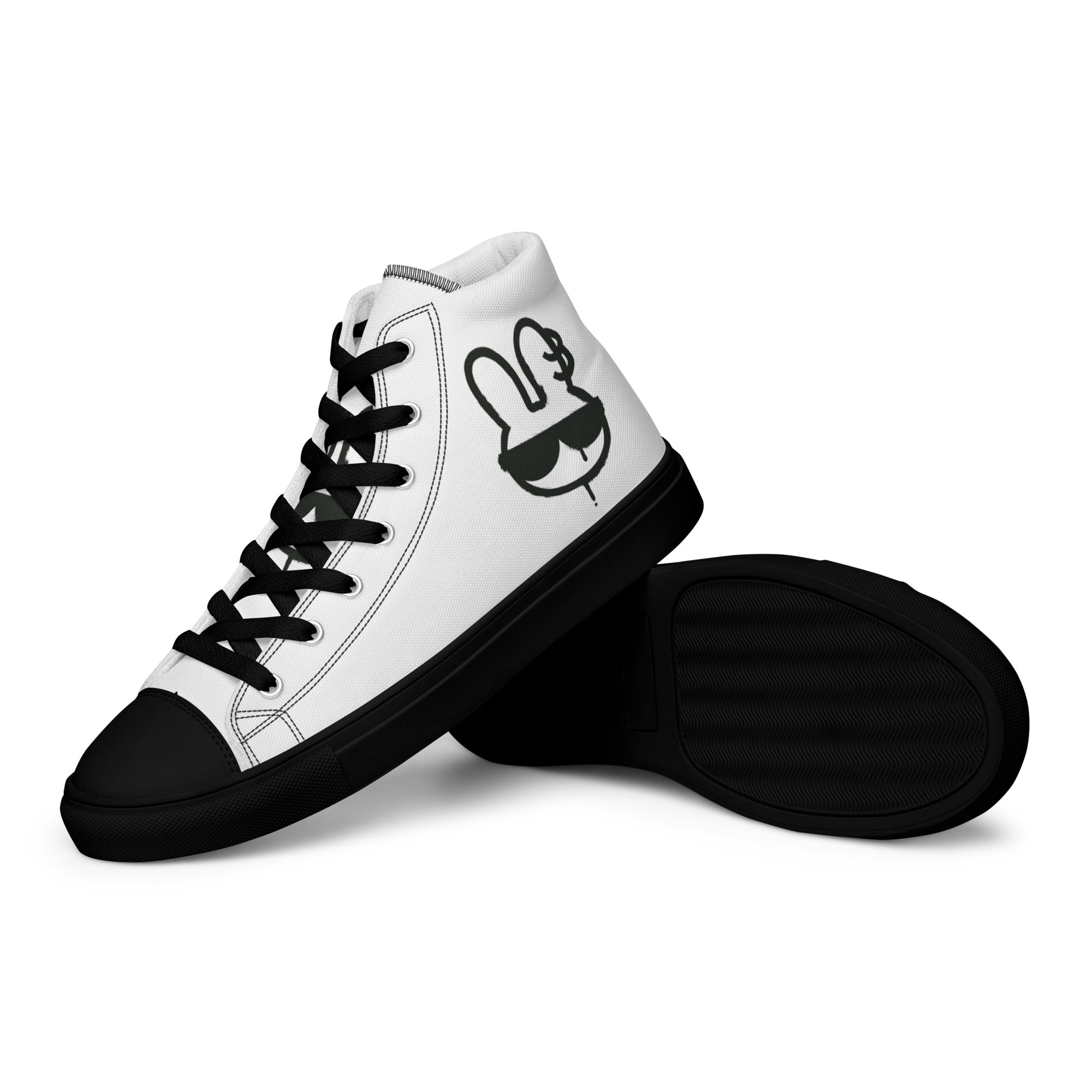 Cooler Hase High - Top Leinenschuhe für Damen - Cooroi