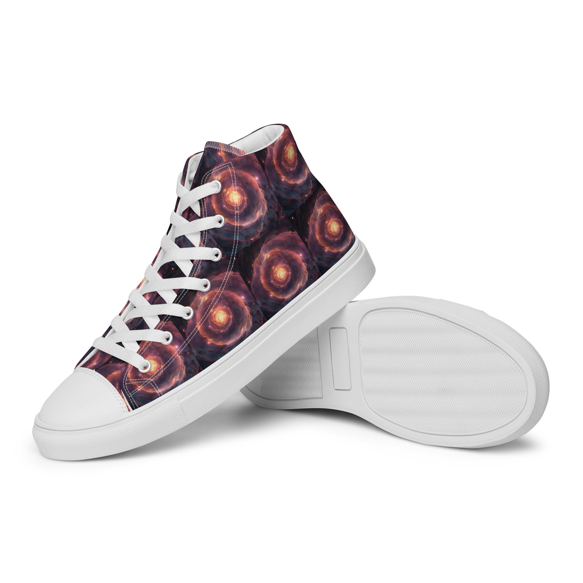 Rosa High - Top Leinenschuhe für Damen - Cooroi