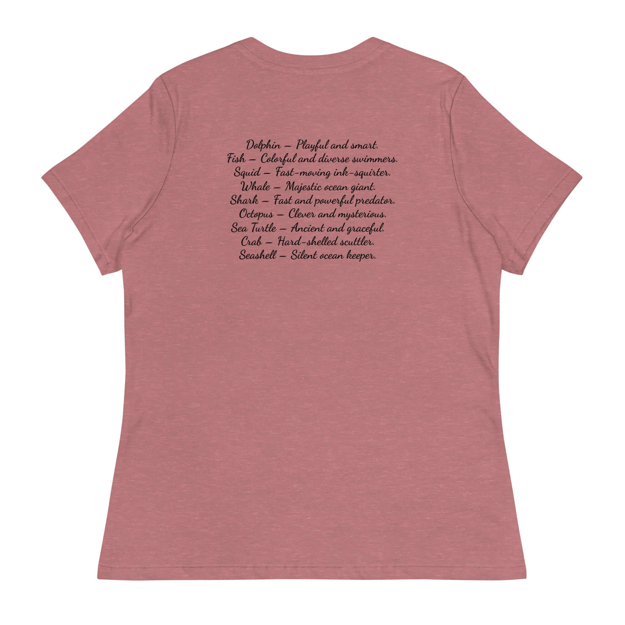 Sea Creatures, Women's Relaxed T-Shirt - Cooroi