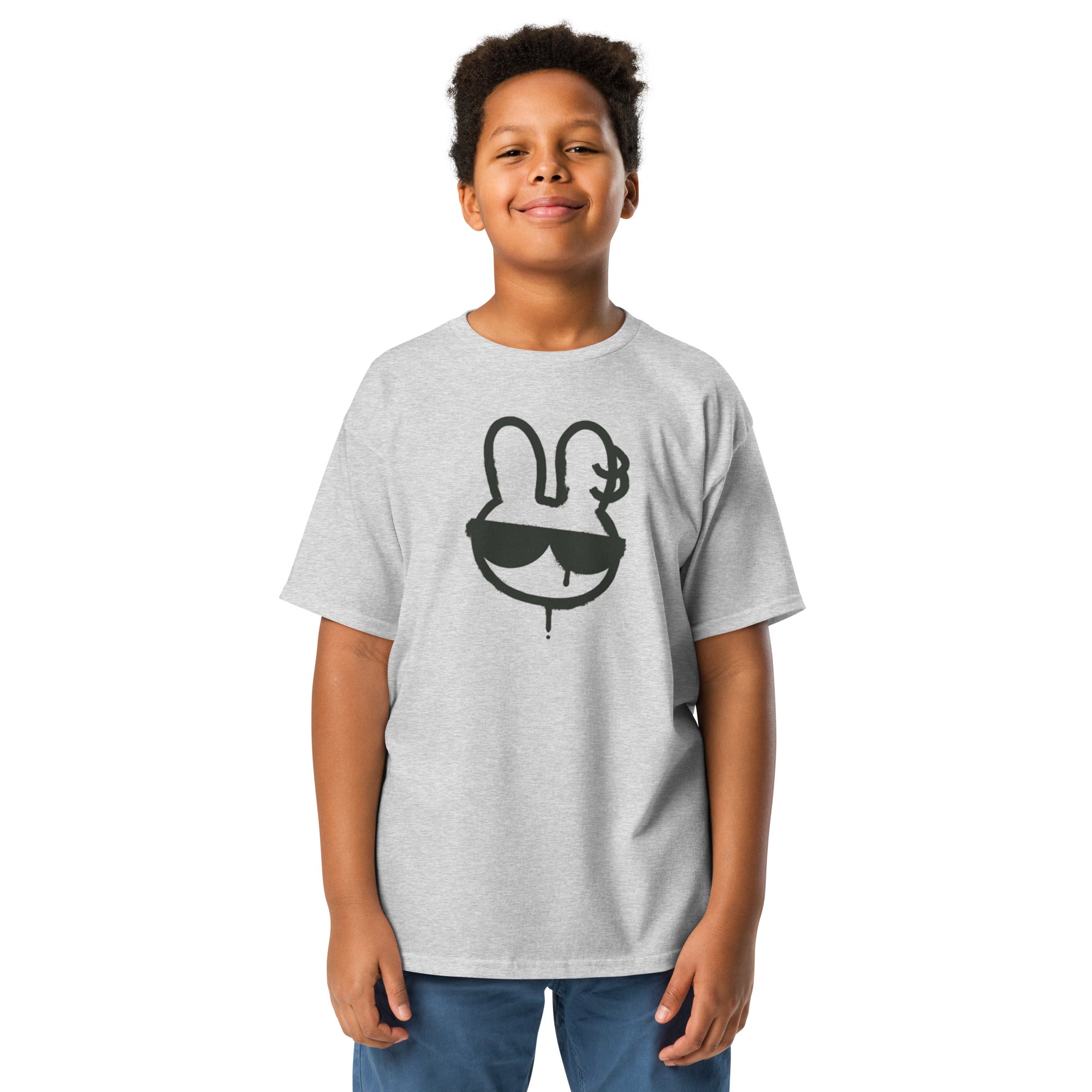 Hasenmotiv T-Shirt Jugendlich Jungs